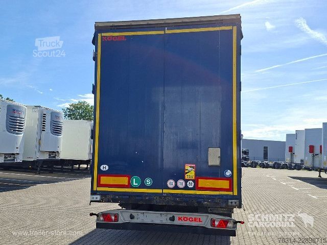 Atvira puspriekabė su tentu Kögel Curtainsider Mega