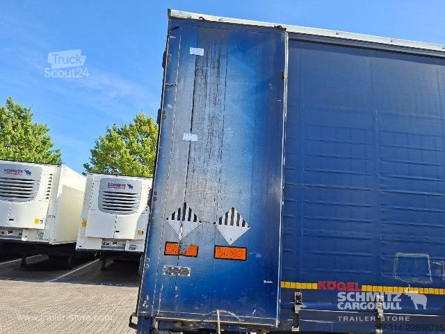 Atvira puspriekabė su tentu Kögel Curtainsider Mega