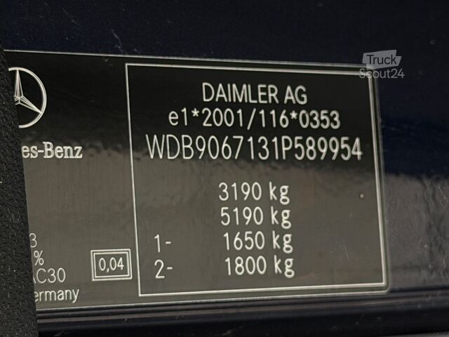 Minibus MERCEDES-BENZ Sprinter 214 Cdi BlueTec 9Sitze Schiebetür Klima