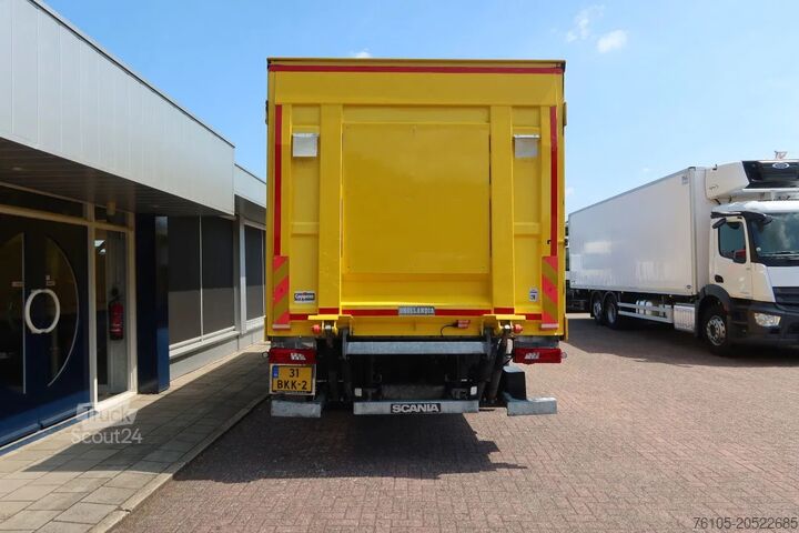 Box body Scania P250 4x2 Bakwagen+Klep E6 Dhollandia 1500 kg