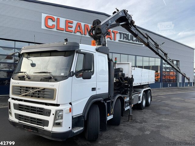 Volvo FM 12 460 8X4 haakarmsysteem inclusief container m