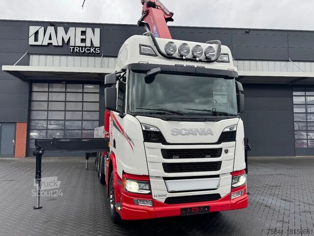 Vinç kamyonu Scania R 500 8x4 HMF 5020-K6 + JIB FJ 1000-K5