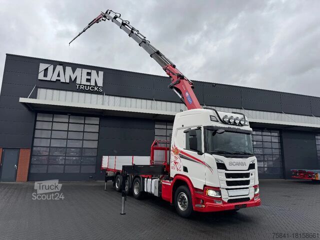 Vinç kamyonu Scania R 500 8x4 HMF 5020-K6 + JIB FJ 1000-K5