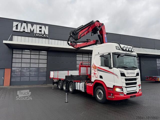 Vinç kamyonu Scania R 500 8x4 HMF 5020-K6 + JIB FJ 1000-K5