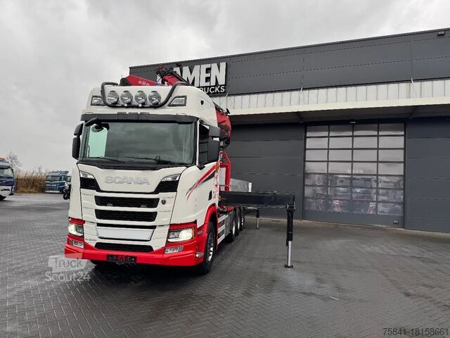 Vinç kamyonu Scania R 500 8x4 HMF 5020-K6 + JIB FJ 1000-K5