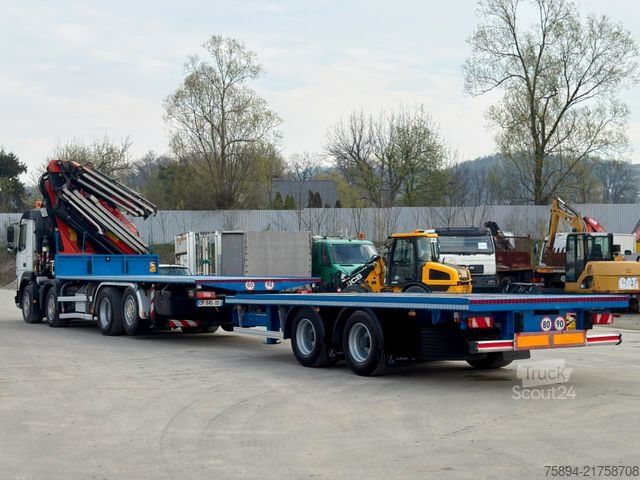 Кран, змонтований на вантажівці VOLVO FMX 460 * KRAN +JIB+ FUNK + Anhänger! 6x4 * TOP