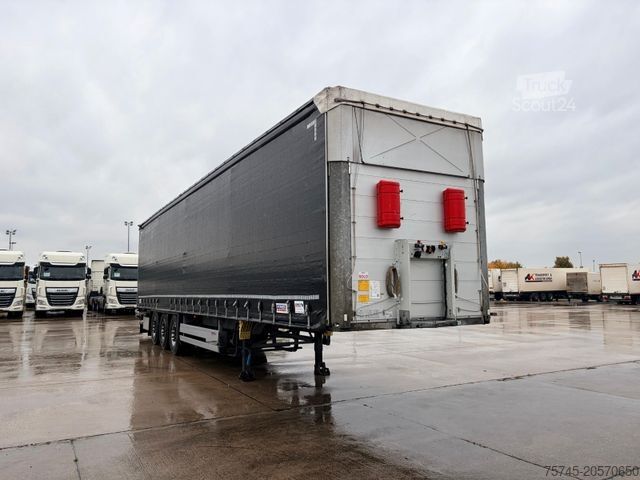 Semirremolque abierto con toldo SCHMITZ CARGOBULL SCB S3T * POWER CURTAIN * LIFT ACHSE