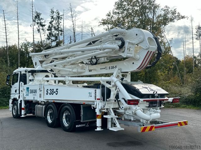 Betonpumpebil MAN TGS 26.510 6x4 SWAN TSP 38-5 160RZ ( 38m )