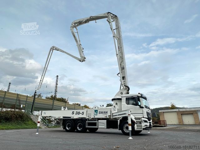 Betonpumpebil MAN TGS 26.510 6x4 SWAN TSP 38-5 160RZ ( 38m )