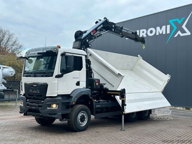Altro MAN TGS 33.440 6x6 /3-Seiten- Kipper / Kran HIAB 302