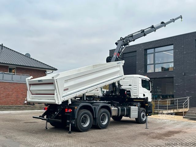 Altro MAN TGS 33.440 6x6 /3-Seiten- Kipper / Kran HIAB 302