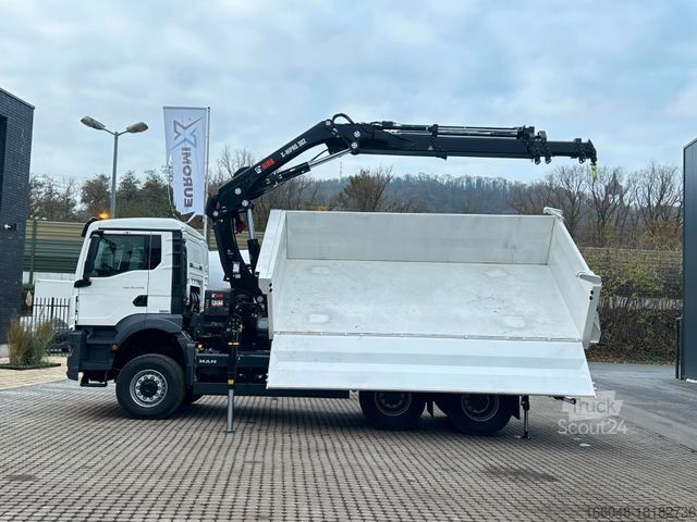 Altro MAN TGS 33.440 6x6 /3-Seiten- Kipper / Kran HIAB 302