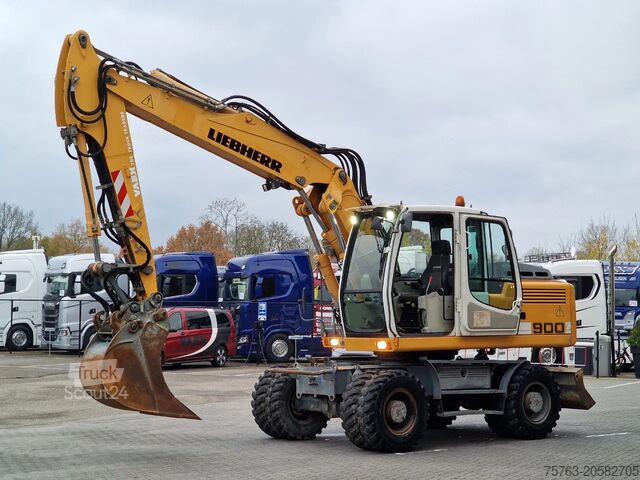 Excavadora de ruedas Liebherr A900C - 95 KW - Central Greasing -