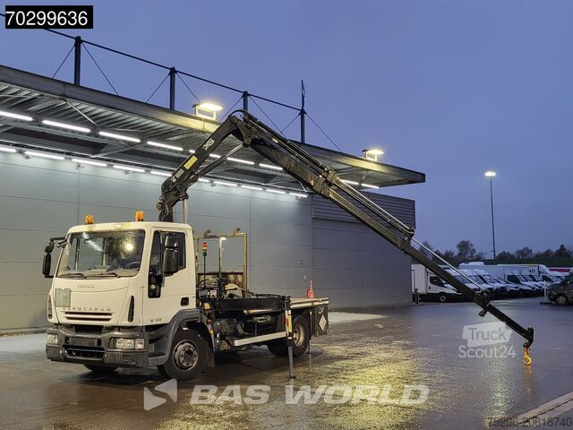Læsseplatform Iveco Eurocargo 160E280 4X2 Hiab 111 HIDUO Kran Crane...