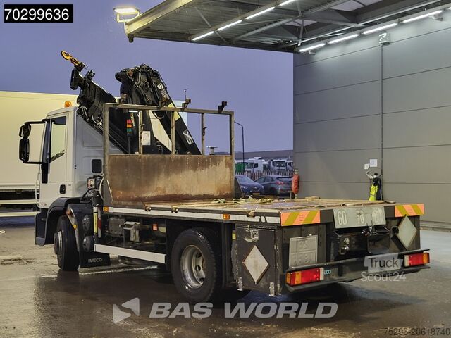 Open laadbak Iveco Eurocargo 160E280 4X2 Hiab 111 HIDUO Kran Crane...