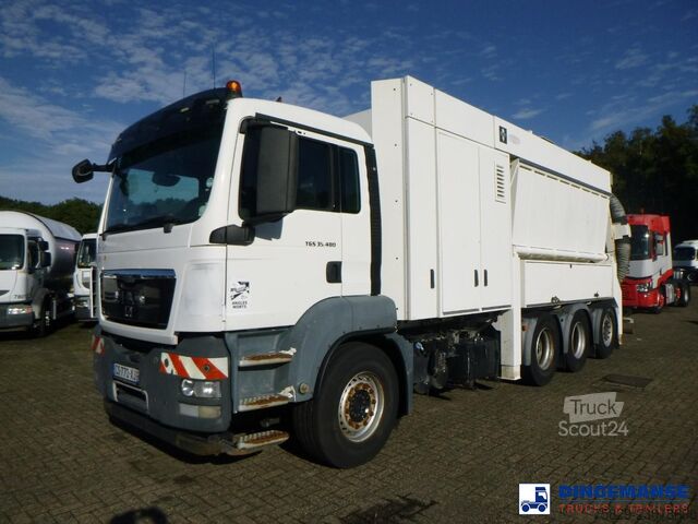  MAN TGS 35.480 8x4 vacuum tank / Saugbagger