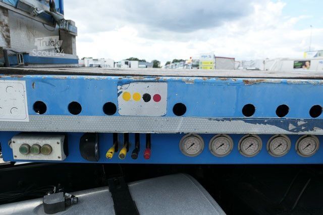 Reboque de plataforma rebaixada MEUSBURGER MPG 2, ausziehbar, verbreiterbar, Radmulden, BPW