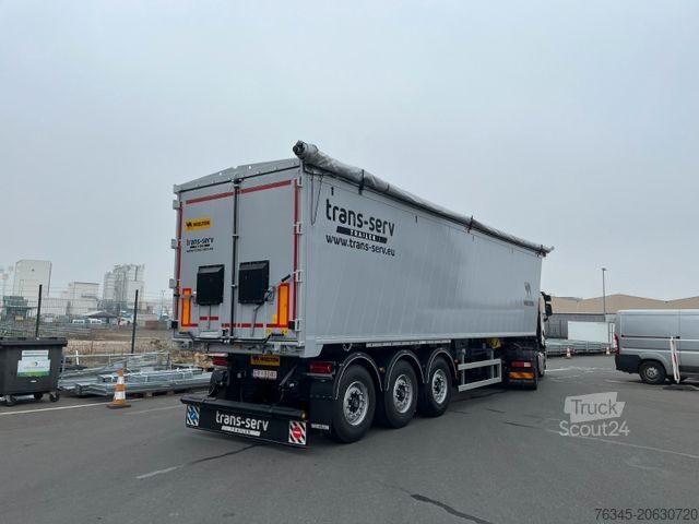 Tippsemitrailer WIELTON 55m3 Alu-Kastenmulde Kombitür NEU