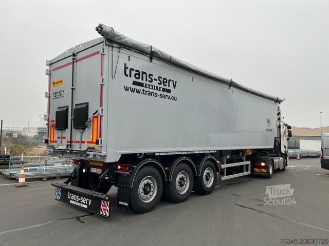 Tippsemitrailer WIELTON 55m3 Alu-Kastenmulde Kombitür NEU
