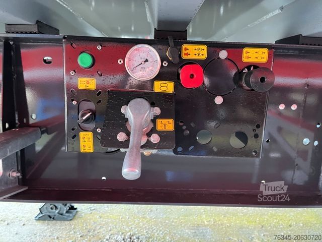 Tippsemitrailer WIELTON 55m3 Alu-Kastenmulde Kombitür NEU