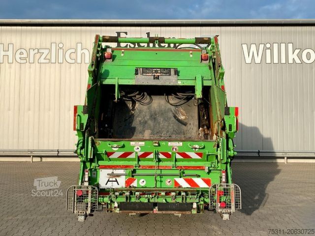 Vuilniswagen MERCEDES-BENZ 2533 6x2/Lenk|FAUN Powerpress*Kamera*3x Sitze*AC