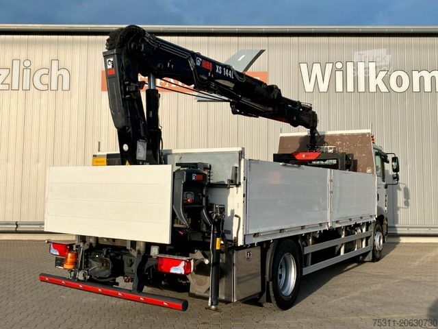 Flatbed truck MAN TGM 18.320 BL | HIAB 144*Funk*AHK*Kamera*AC