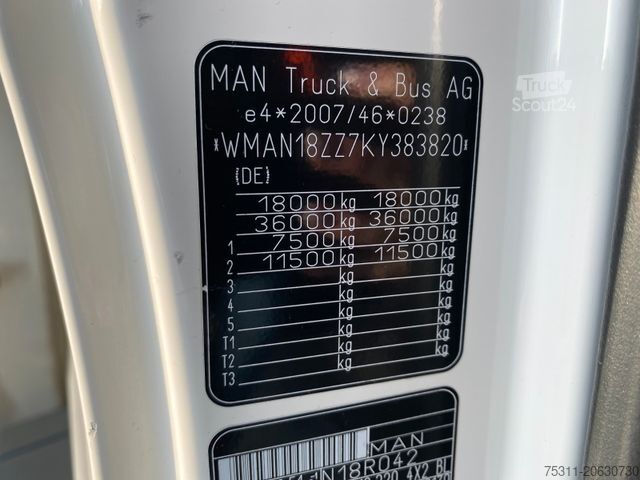 Flatbed truck MAN TGM 18.320 BL | HIAB 144*Funk*AHK*Kamera*AC