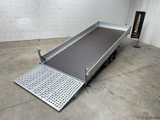 Iekārtu pārvadāšanas piekabes un ekskavatoru piekabes Martz GT Universal 500/3 S Holz BW Maschinentransporte