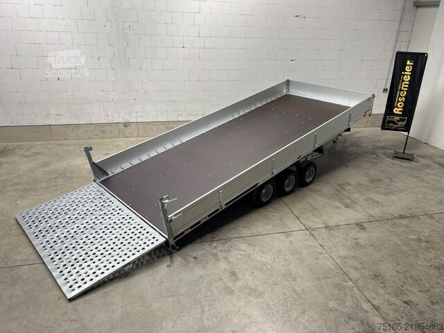 Iekārtu pārvadāšanas piekabes un ekskavatoru piekabes Martz GT Universal 500/3 S Holz BW Maschinentransporte