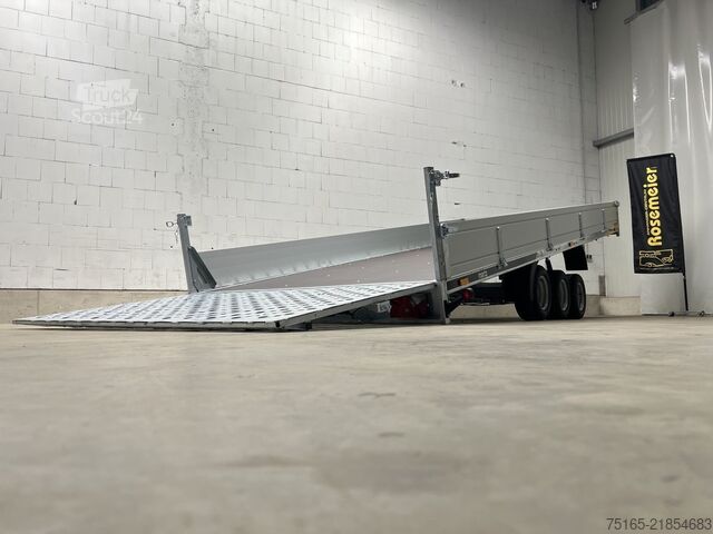 Iekārtu pārvadāšanas piekabes un ekskavatoru piekabes Martz GT Universal 500/3 S Holz BW Maschinentransporte