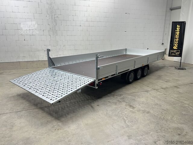 Iekārtu pārvadāšanas piekabes un ekskavatoru piekabes Martz GT Universal 500/3 S Holz BW Maschinentransporte