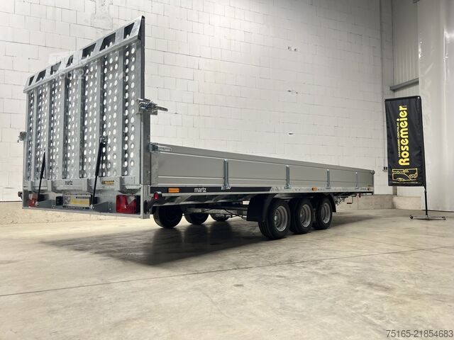 Konetransportit ja kaivinkoneiden perävaunut Martz GT Universal 500/3 S Holz BW Maschinentransporte