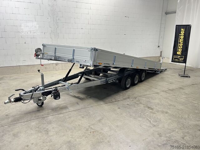 Konetransportit ja kaivinkoneiden perävaunut Martz GT Universal 500/3 S Holz BW Maschinentransporte