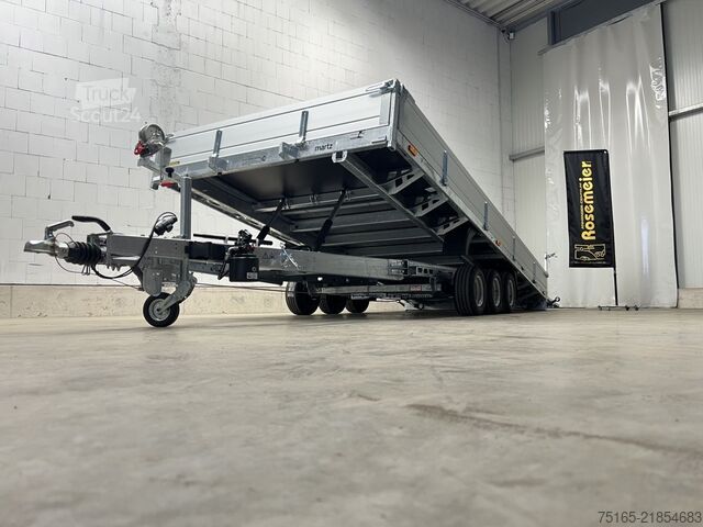 Iekārtu pārvadāšanas piekabes un ekskavatoru piekabes Martz GT Universal 500/3 S Holz BW Maschinentransporte