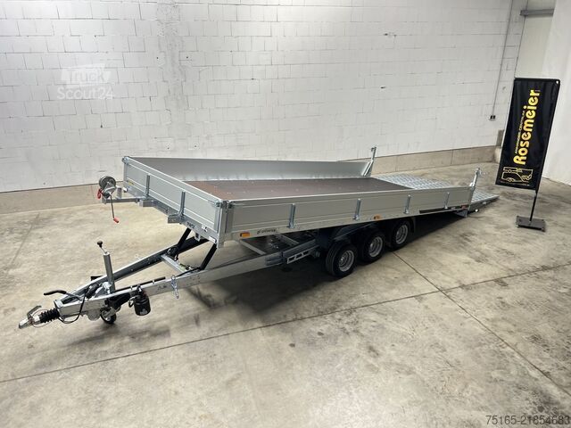 Konetransportit ja kaivinkoneiden perävaunut Martz GT Universal 500/3 S Holz BW Maschinentransporte