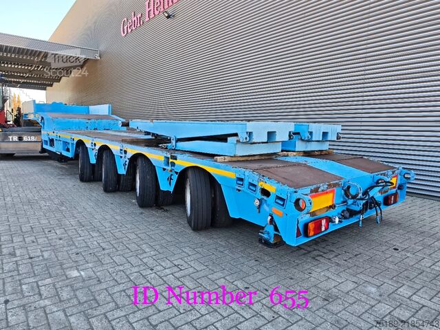 Semi carregador baixo Faymonville STZ-4AAU 2 x Extandable Powersteering Ramps!