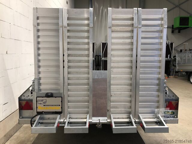 Transportoare de utilaje și remorci pentru excavatoare UNSINN UB 3618-35-14 Doppelrampe Maschinentransporter