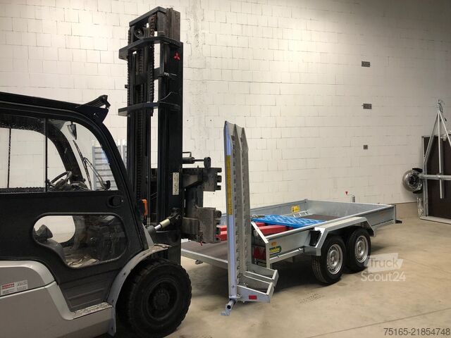 Transportoare de utilaje și remorci pentru excavatoare UNSINN UB 3618-35-14 Doppelrampe Maschinentransporter