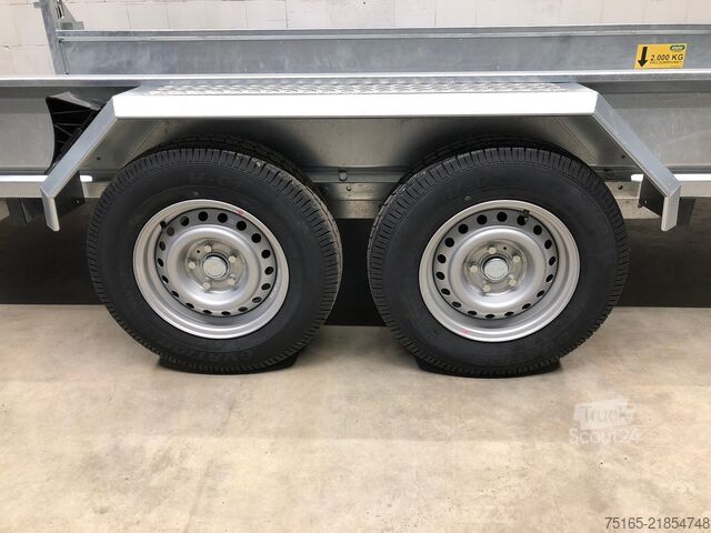 Transportoare de utilaje și remorci pentru excavatoare UNSINN UB 3618-35-14 Doppelrampe Maschinentransporter