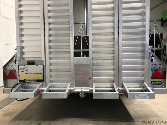 Transportoare de utilaje și remorci pentru excavatoare UNSINN UB 3618-35-14 Doppelrampe Maschinentransporter