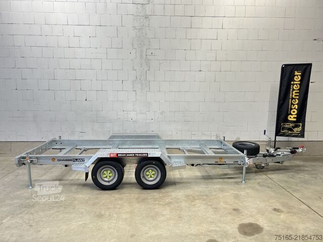 Transportoare de utilaje și remorci pentru excavatoare Brian James Chassis Plant Generator Maschinentransporter