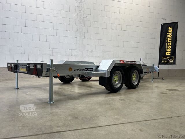 Transportoare de utilaje și remorci pentru excavatoare Brian James Chassis Plant Generator Maschinentransporter