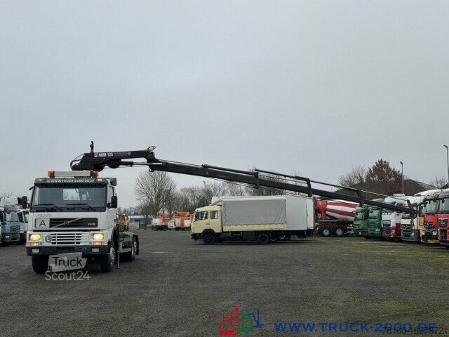 Roll-off kiper kamion Volvo 340 HIAB Kran 11,9m=790kg 5+6 Steuerkreis Klima