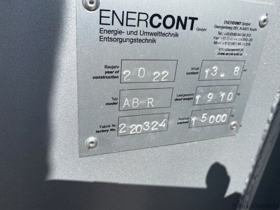 Kontejner s kavljem  CONTAINER ABROLLER 13,8 M³ ,SOFORT VERFüGBAR