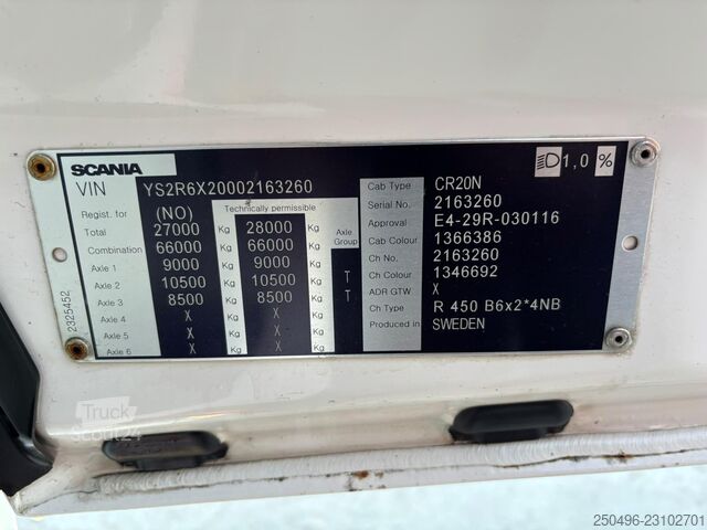  Scania R 450 6x2*4 RETARDER