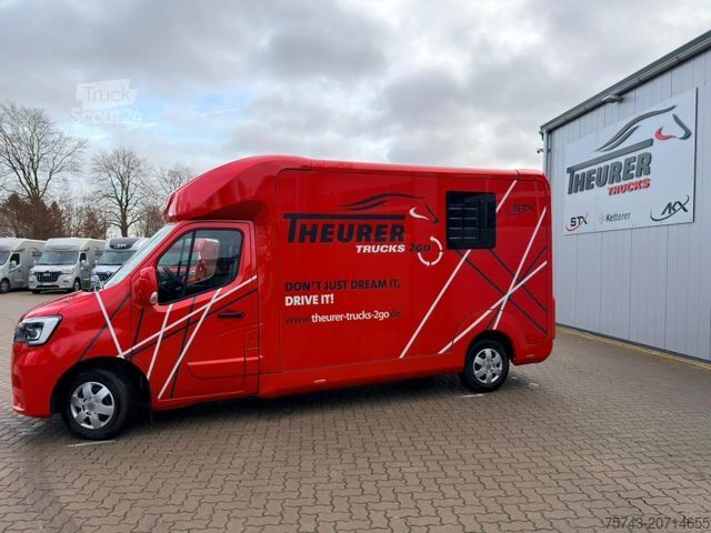 Przyczepa do przewozu bydła RENAULT Master STX Haras 3 sitzer