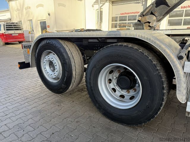 Camión portacontenedores de gancho RENAULT T480 Palfinger*Lift-Lenk*hydr. Unterfahrschutz*