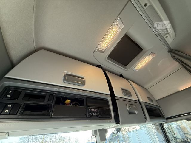 Camión portacontenedores de gancho RENAULT T480 Palfinger*Lift-Lenk*hydr. Unterfahrschutz*