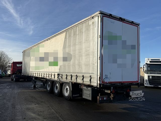 Open semitrailer with tarp KRONE SD *XL*Standard*Liftachse*TÜV 04.26*STAPLER!