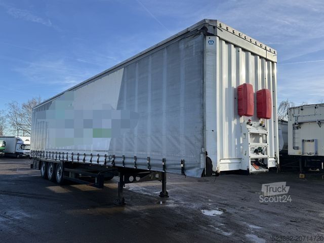 Open semitrailer with tarp KRONE SD *XL*Standard*Liftachse*TÜV 04.26*STAPLER!